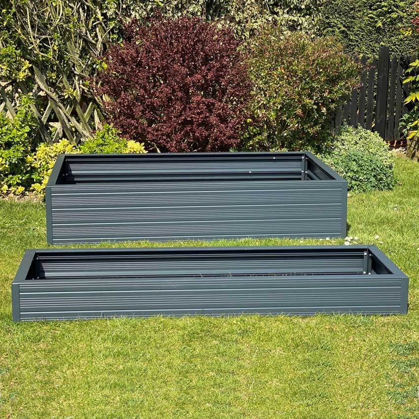 Rhino Aluminium Raised Bed 2ft x 4ft - Single Tier - Image 3