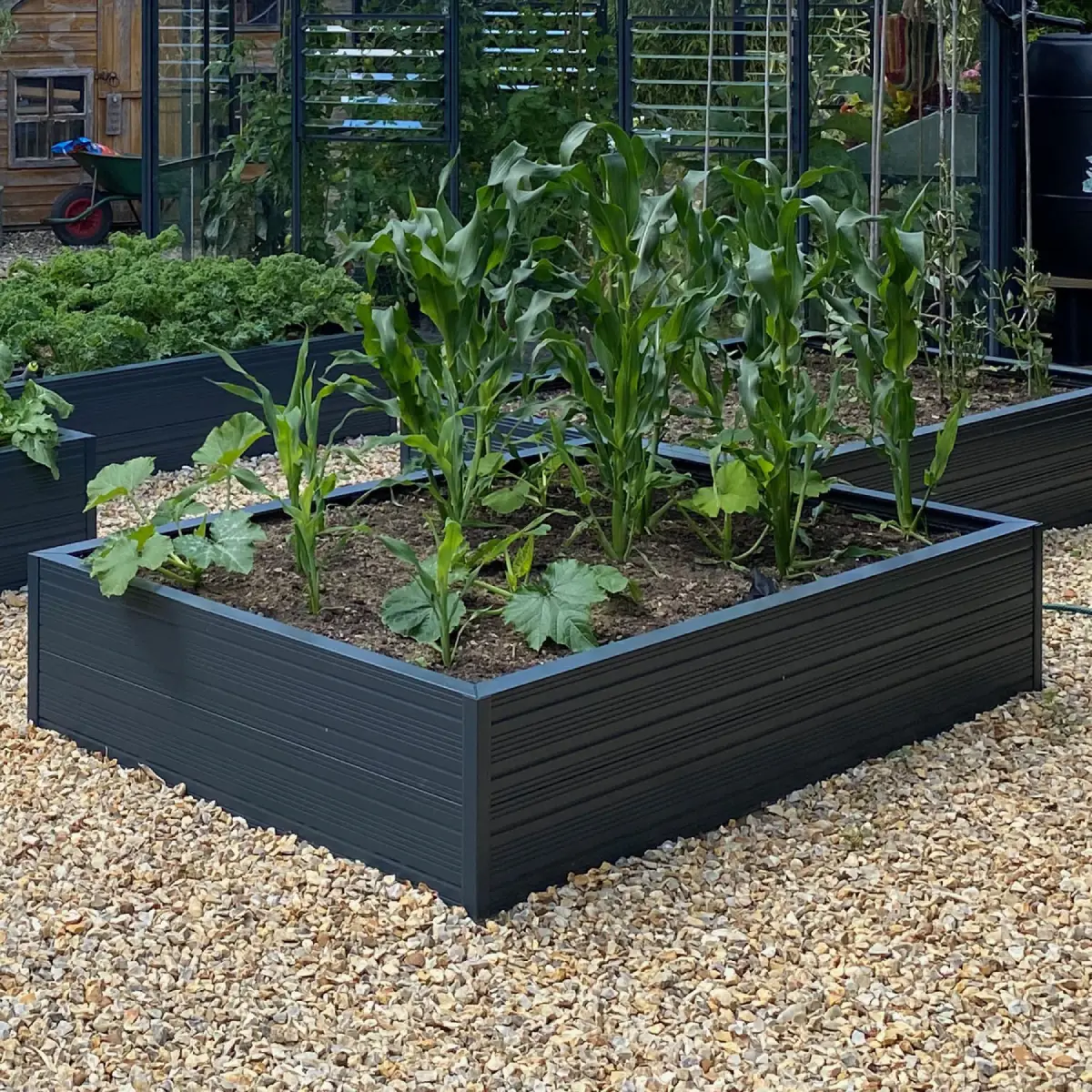 Rhino Aluminium Raised Bed 4ft x 4ft - Double Tier - Image 3