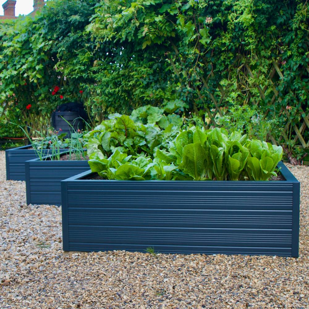 Rhino Aluminium Raised Bed 4ft x 4ft - Double Tier - Image 5