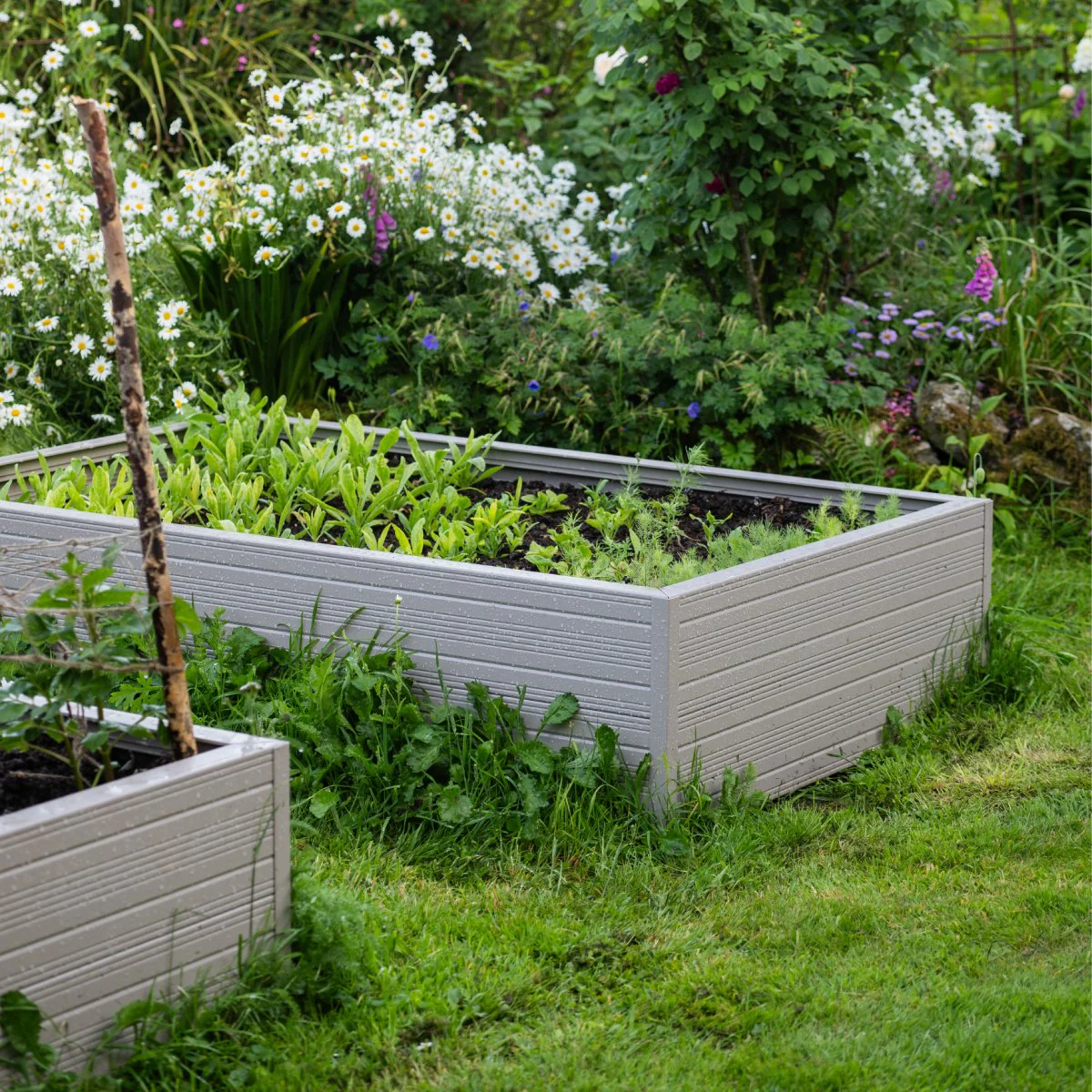Rhino Aluminium Raised Bed 4ft x 6ft - Double Tier - Image 6